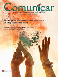 Comunicar 68: Networks, social movements and their myths in a hyperconnected world