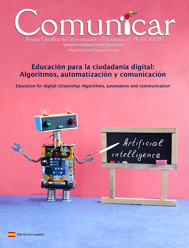 					Ver Núm. 74 Vol. 31 (2023): Educación para la ciudadanía digital: Algoritmos, automatización y comunicación
				